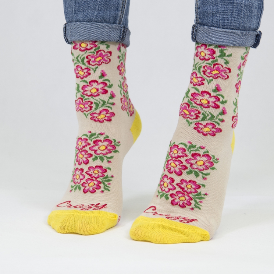 Ponožky Žltý kvietok